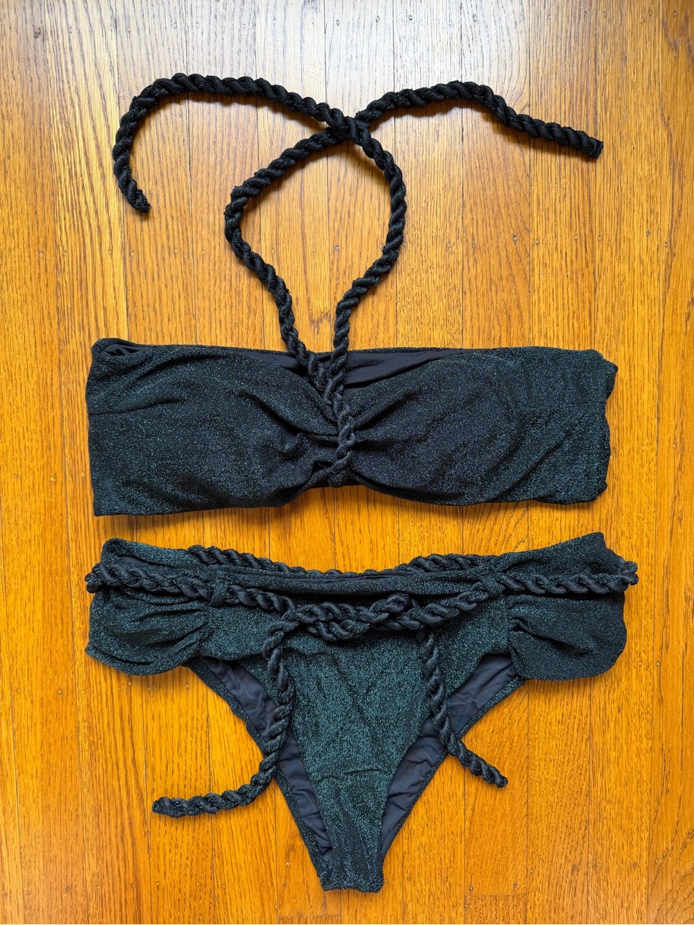 NWOT - Devon Windsor Midnight Green Felicity Bikini Set (XL)